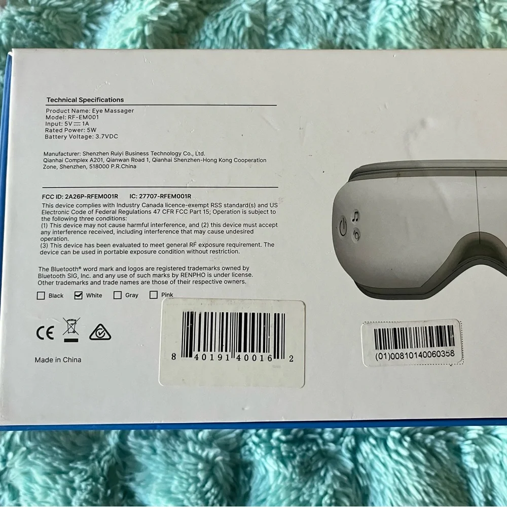 Eyeris 1 Eye Massager - Gray